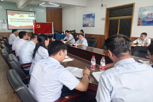 三分公司党总支换届选举大会圆满召开