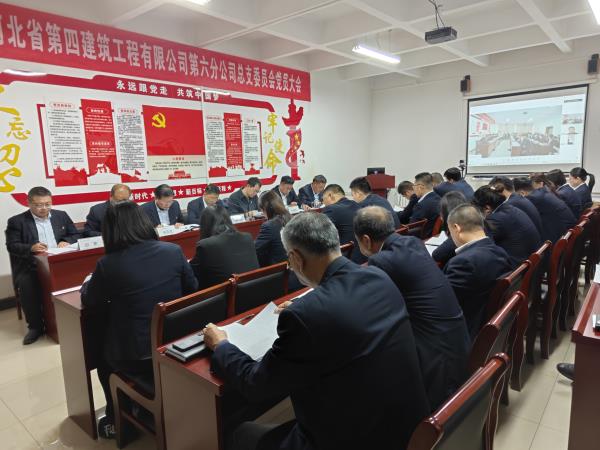 六分公司党总支圆满完成换届选举工作